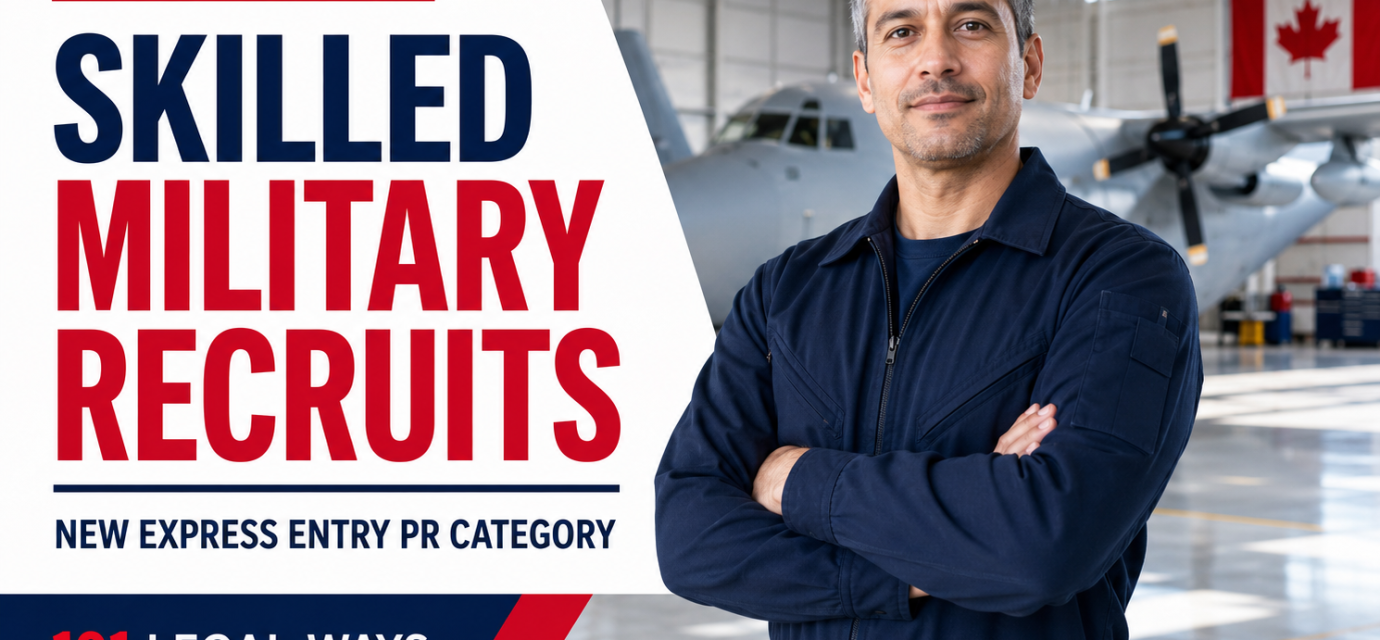 Experienced foreign military aviation professional representing Canada’s skilled military recruits Express Entry category