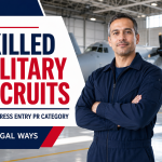 Experienced foreign military aviation professional representing Canada’s skilled military recruits Express Entry category