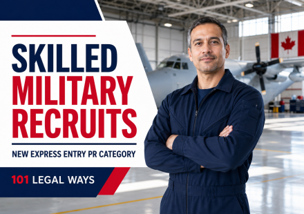 Experienced foreign military aviation professional representing Canada’s skilled military recruits Express Entry category