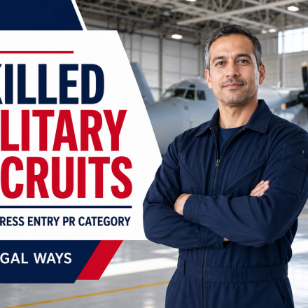 Experienced foreign military aviation professional representing Canada’s skilled military recruits Express Entry category