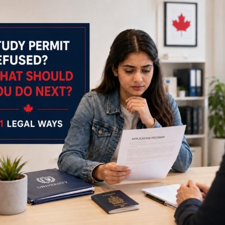 International student reviewing a Canadian study permit refusal and considering the next steps