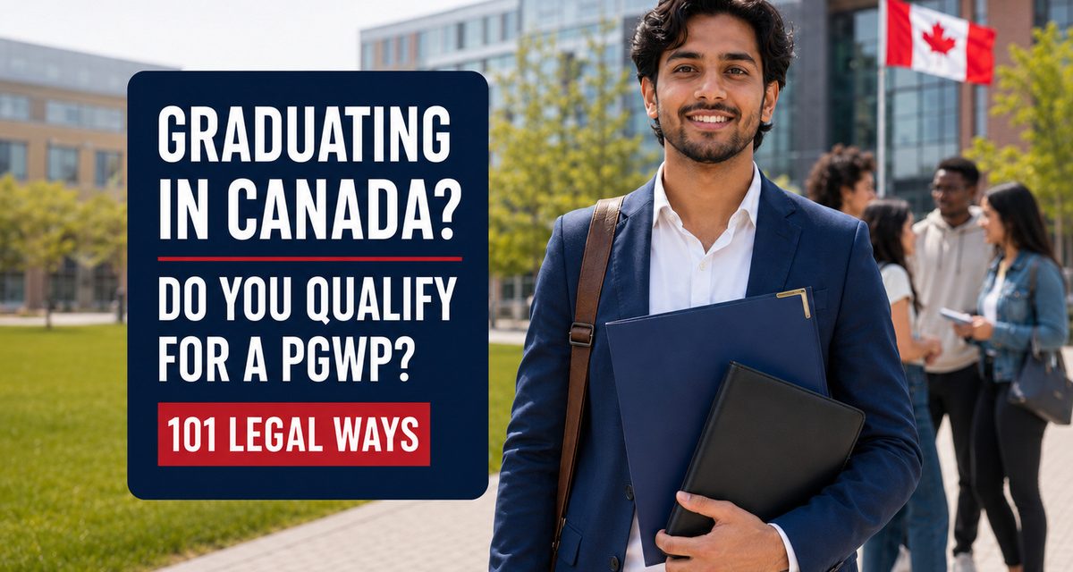 International graduate holding a diploma and reviewing Post-Graduation Work Permit eligibility in Canada