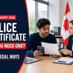 International student reviewing police certificate requirements for a Canadian study permit application
