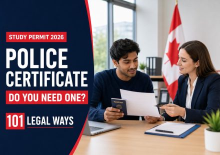 International student reviewing police certificate requirements for a Canadian study permit application