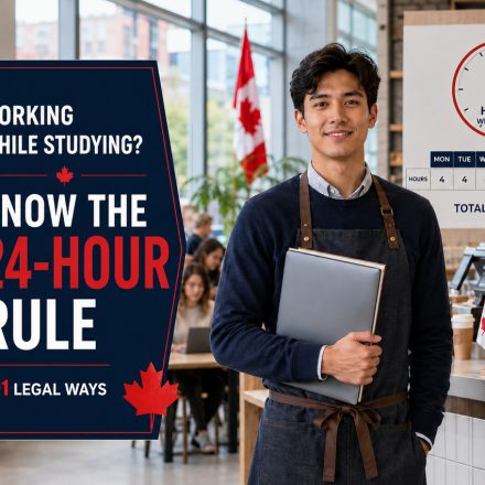 International student balancing school and part-time work while following Canada’s 24-hour off-campus work limit