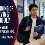 International student discussing school withdrawal and Canadian study permit consequences
