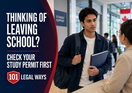 International student discussing school withdrawal and Canadian study permit consequences
