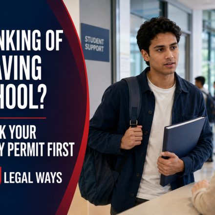 International student discussing school withdrawal and Canadian study permit consequences