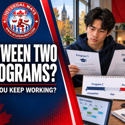 International student reviewing the 150-day rule for working during the gap between two Canadian study programs