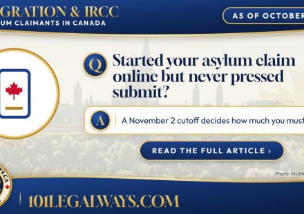 Started your asylum claim online but never pressed submit? A November 2 cutoff decides how much you must redo.