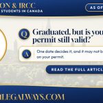 Graduated, but is your study permit still valid? One date decides it. 101 Legal Ways article image.
