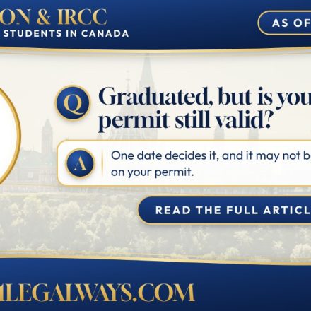 Graduated, but is your study permit still valid? One date decides it. 101 Legal Ways article image.